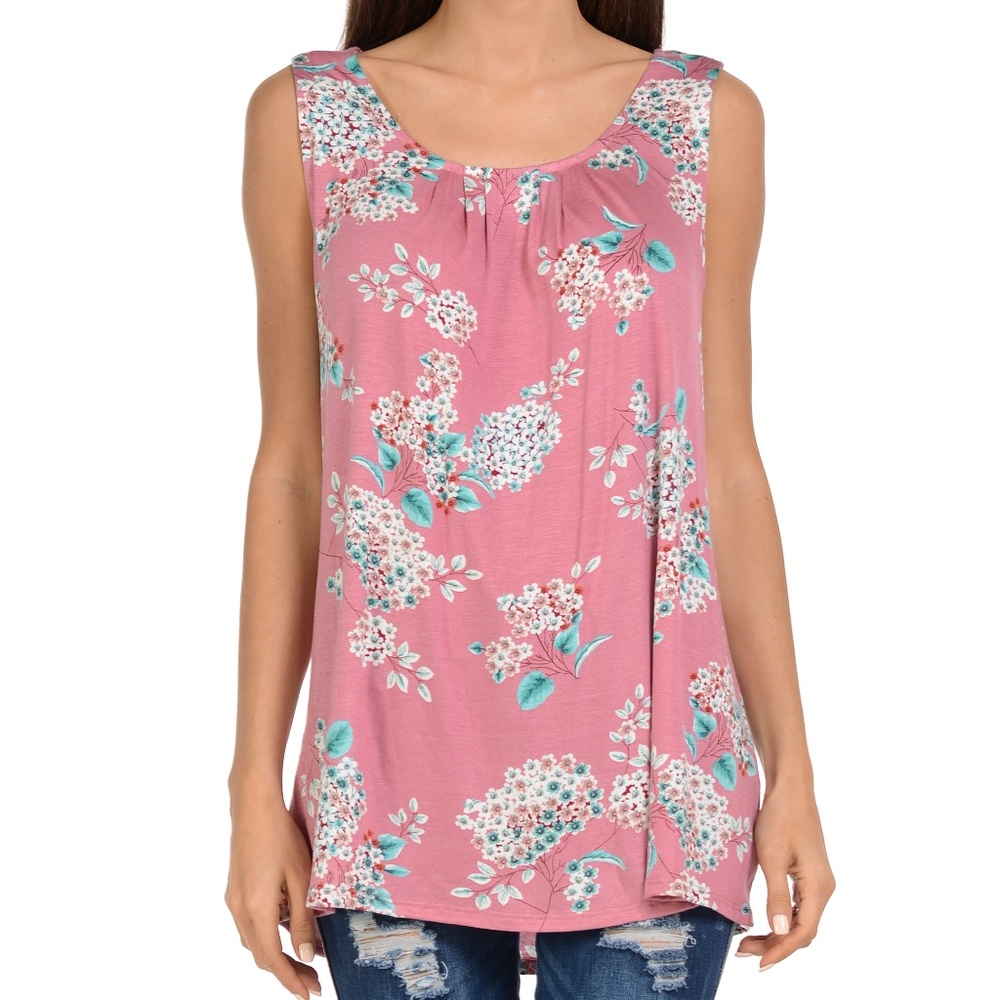 Floral Racerback Tank